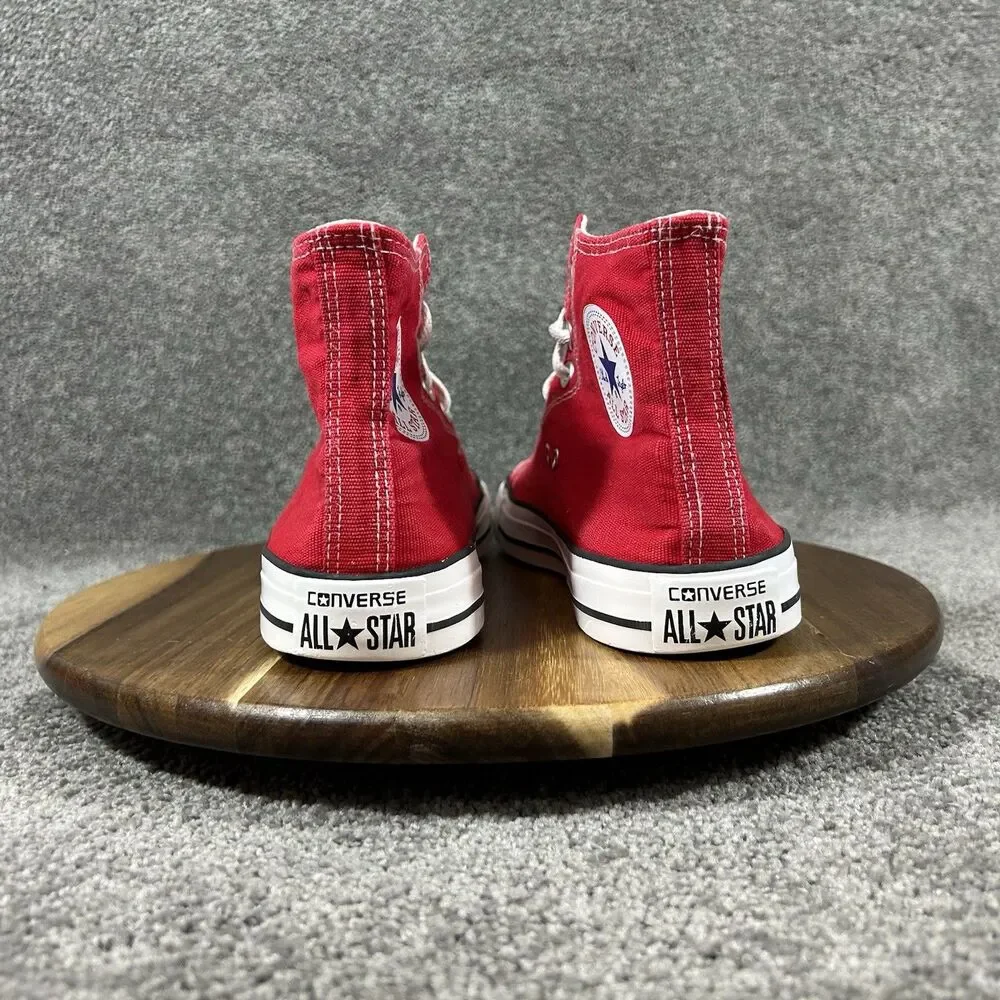 Converse Chuck Taylor All Star High Women’s Sz 10 Red Athletic Skate Shoes Used